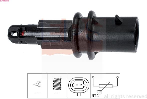 EPS 1.994.033 - Sensor, intake air temperature car-mod.net