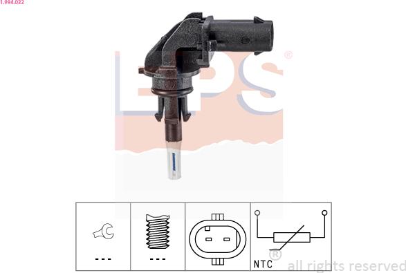 EPS 1.994.032 - Sensor, intake air temperature car-mod.net