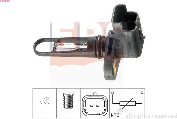 EPS 1.994.021 - Sensor, intake air temperature car-mod.net