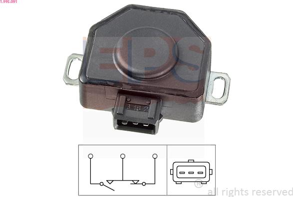 EPS 1.995.091 - Throttle position sensor car-mod.net