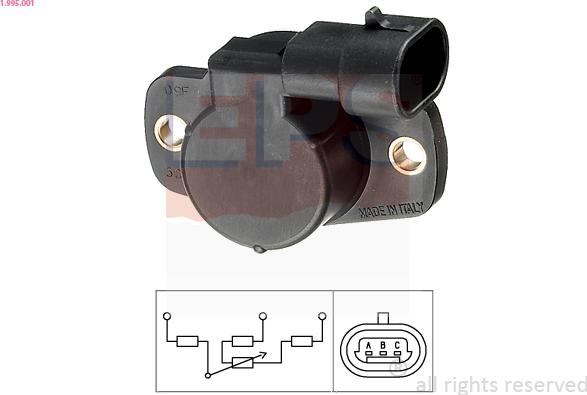 EPS 1.995.001 - Throttle position sensor car-mod.net