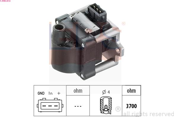 EPS 1.990.414 - Ignition Coil car-mod.net