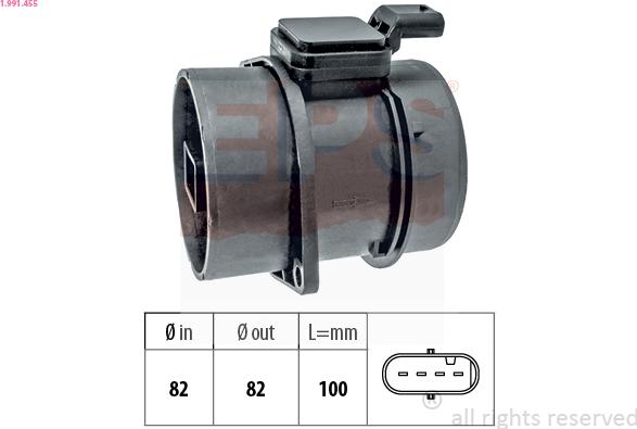EPS 1.991.455 - Air Mass Sensor car-mod.net