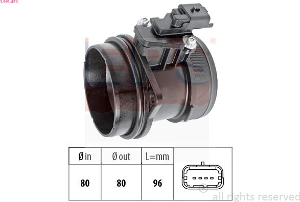 EPS 1.991.473 - Air Mass Sensor car-mod.net