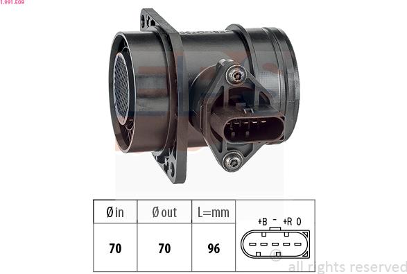 EPS 1.991.509 - Air Mass Sensor car-mod.net