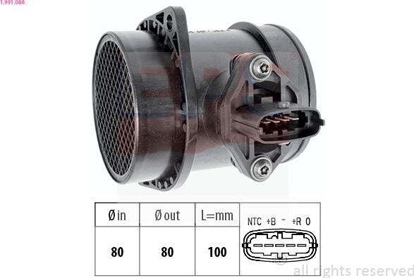 EPS 1.991.088 - Air Mass Sensor car-mod.net