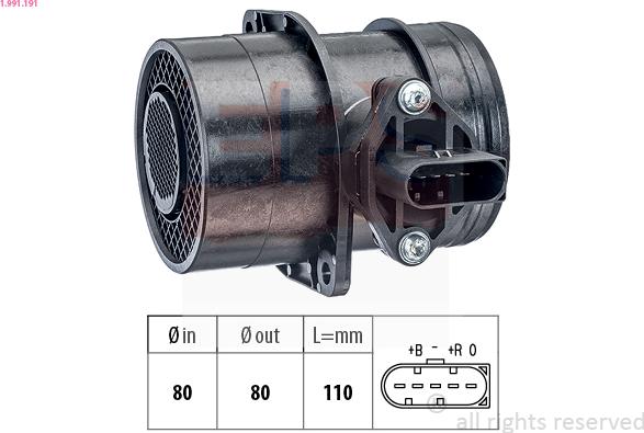 EPS 1.991.191 - Air Mass Sensor car-mod.net
