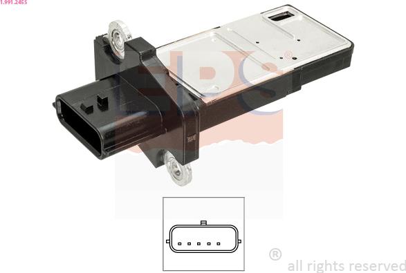 EPS 1.991.245S - Air Mass Sensor car-mod.net