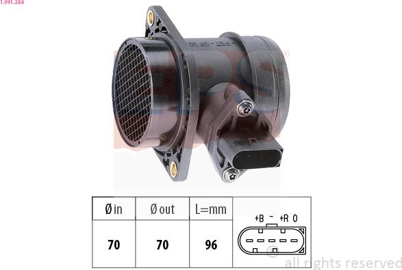 EPS 1.991.284 - Air Mass Sensor car-mod.net