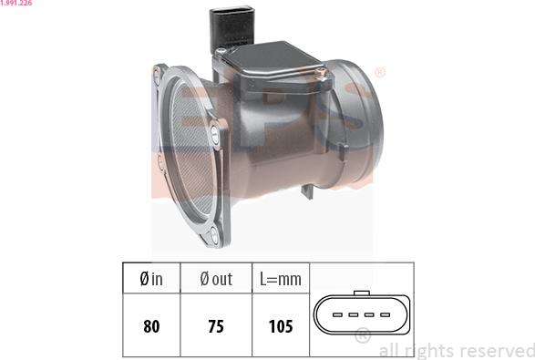 EPS 1.991.226 - Air Mass Sensor car-mod.net