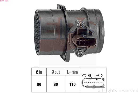 EPS 1.991.223 - Air Mass Sensor car-mod.net