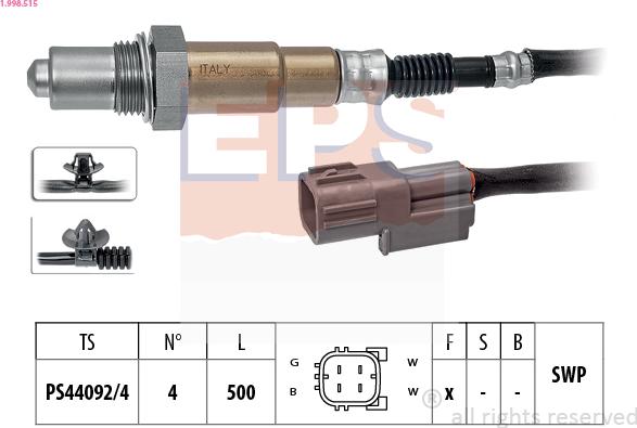 EPS 1.998.515 - Oxygen, Lambda Sensor car-mod.net