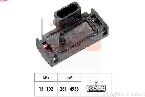 EPS 1.993.001 - Air Pressure Sensor, height adaptation car-mod.net