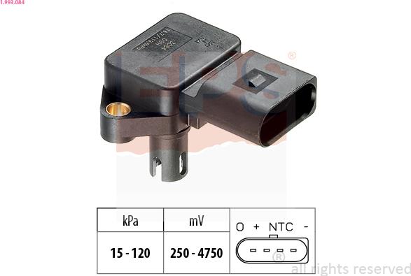EPS 1.993.084 - Air Pressure Sensor, height adaptation car-mod.net
