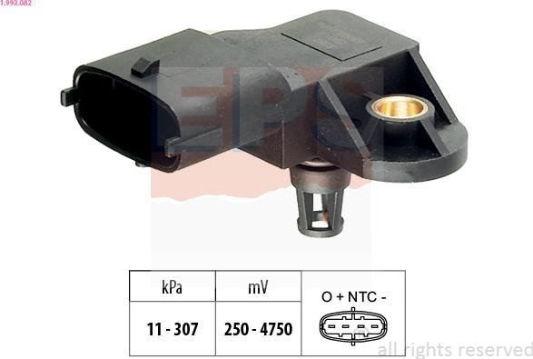 EPS 1.993.082 - Air Pressure Sensor, height adaptation car-mod.net