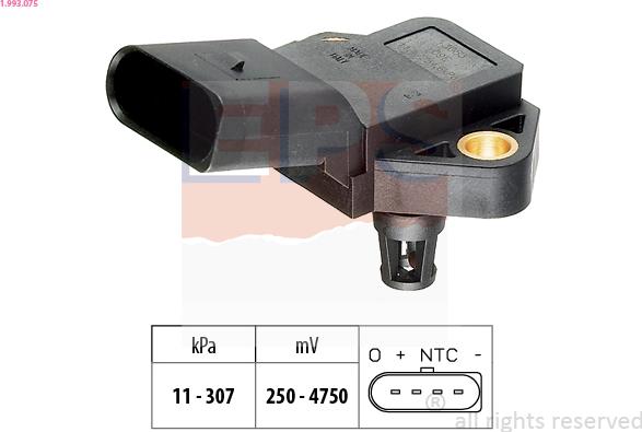 EPS 1.993.075 - Air Pressure Sensor, height adaptation car-mod.net