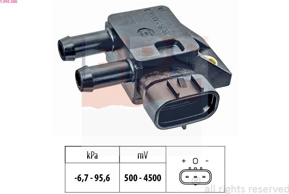 EPS 1.993.386 - Exhaust pressure Sensor car-mod.net