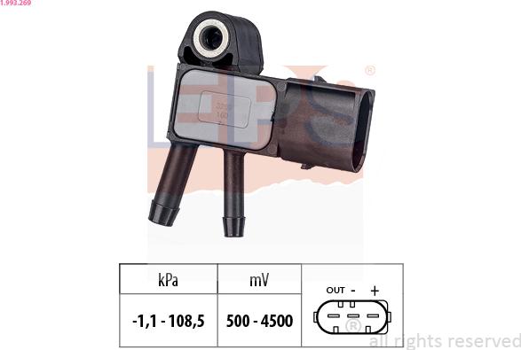 EPS 1.993.269 - Air Pressure Sensor, height adaptation car-mod.net
