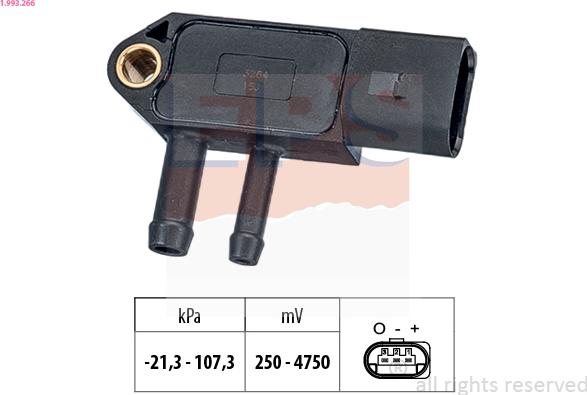 EPS 1.993.266 - Exhaust pressure Sensor car-mod.net