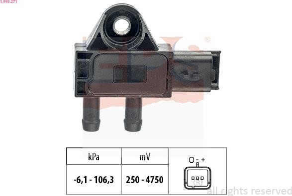 EPS 1.993.271 - Exhaust pressure Sensor car-mod.net