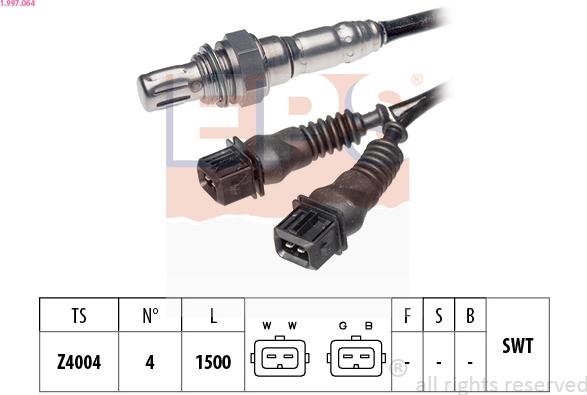 EPS 1.997.064 - Oxygen, Lambda Sensor car-mod.net
