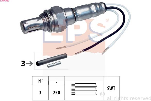 EPS 1.997.005 - Oxygen, Lambda Sensor car-mod.net