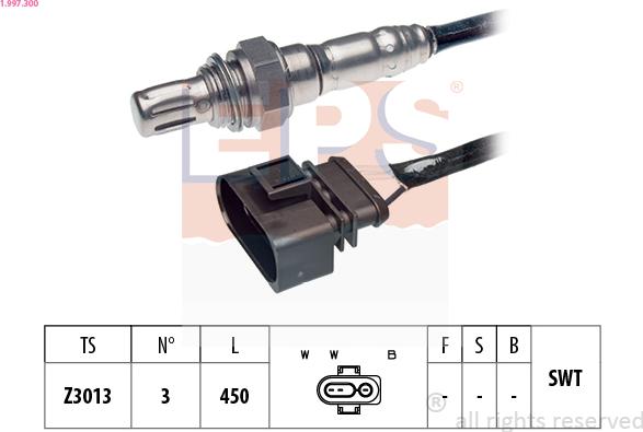 EPS 1.997.300 - Oxygen, Lambda Sensor car-mod.net