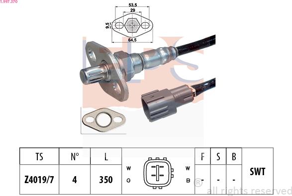 EPS 1.997.370 - Oxygen, Lambda Sensor car-mod.net