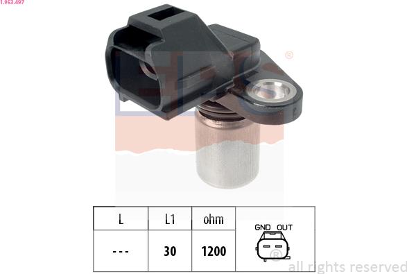 EPS 1.953.497 - Camshaft position Sensor car-mod.net