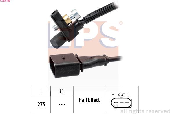 EPS 1.953.448 - Crankshaft position sensor, RPM car-mod.net