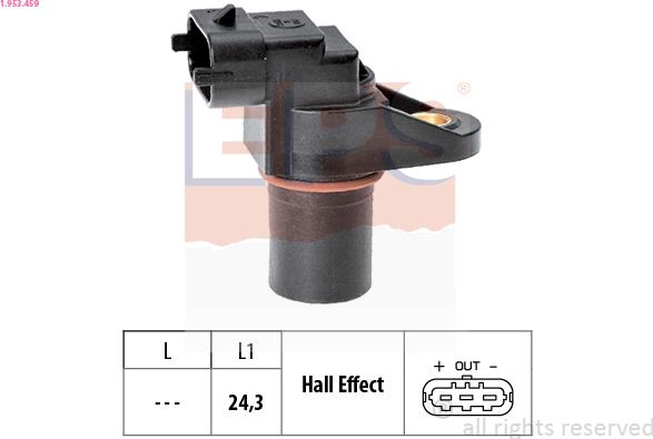 EPS 1.953.459 - Camshaft position Sensor car-mod.net