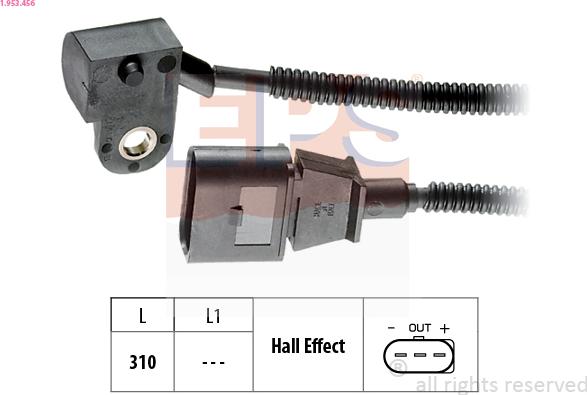 EPS 1.953.456 - Camshaft position Sensor car-mod.net
