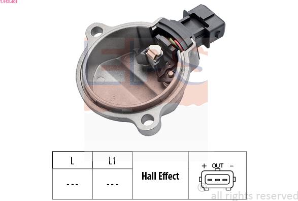 EPS 1.953.401 - Camshaft position Sensor car-mod.net
