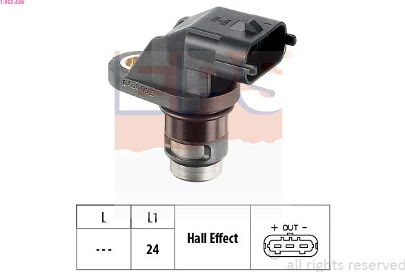 EPS 1.953.438 - Camshaft position Sensor car-mod.net