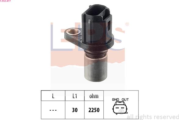 EPS 1.953.477 - Camshaft position Sensor car-mod.net