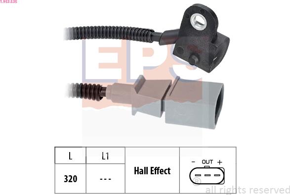 EPS 1.953.535 - Camshaft position Sensor car-mod.net