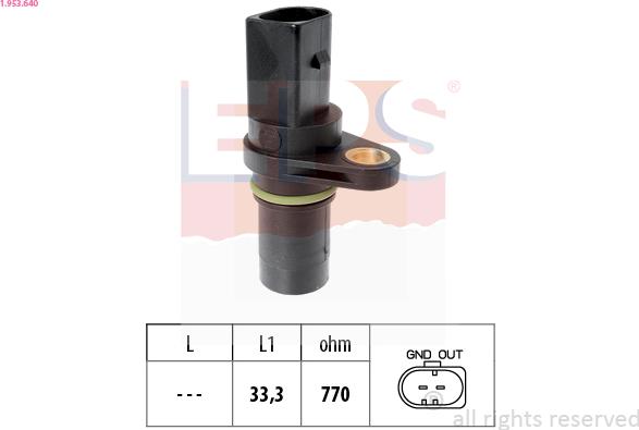 EPS 1.953.640 - Crankshaft position sensor, RPM car-mod.net
