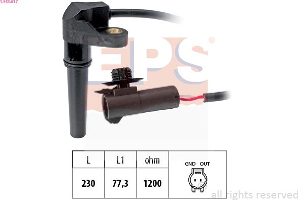 EPS 1.953.617 - RPM Sensor of AT, automatic transmission car-mod.net