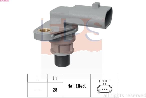 EPS 1.953.626 - Camshaft position Sensor car-mod.net