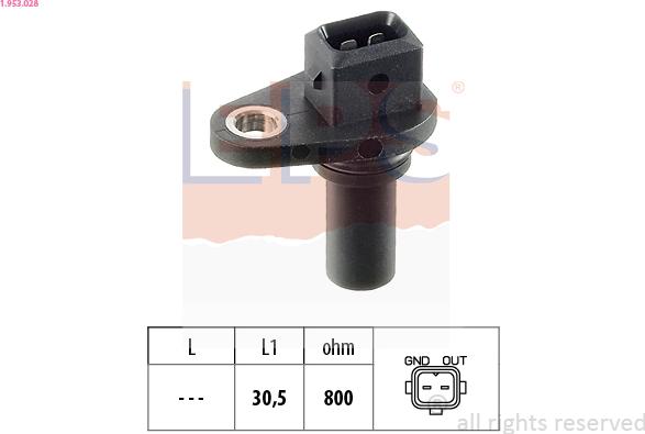 EPS 1.953.028 - Sensor, RPM car-mod.net
