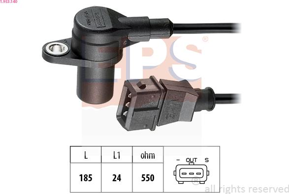 EPS 1.953.140 - Crankshaft position sensor, RPM car-mod.net