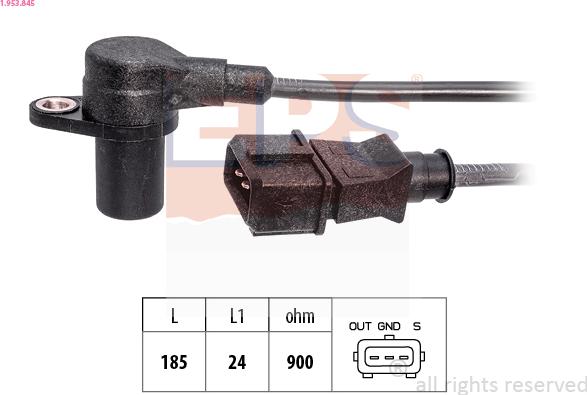 EPS 1.953.845 - Crankshaft position sensor, RPM car-mod.net