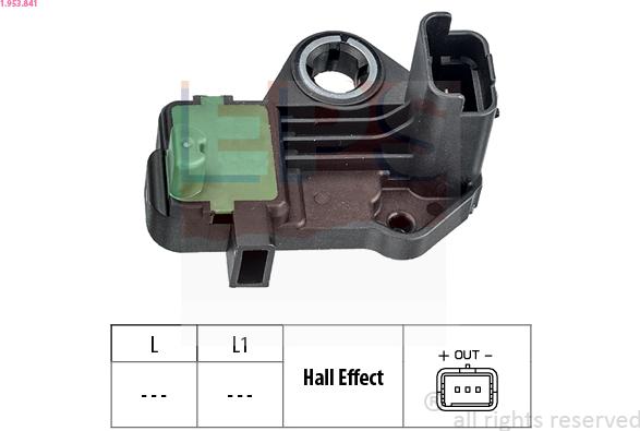 EPS 1.953.841 - Crankshaft position sensor, RPM car-mod.net