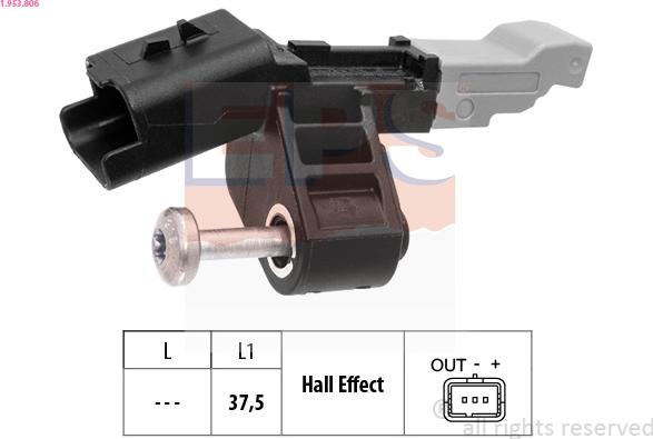 EPS 1.953.806 - Crankshaft position sensor, RPM car-mod.net