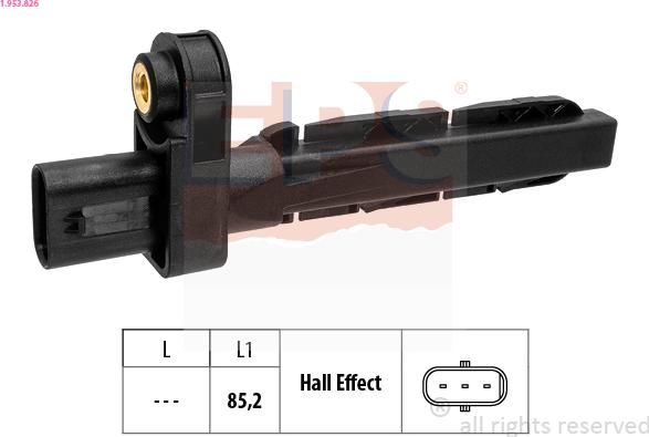 EPS 1.953.826 - Crankshaft position sensor, RPM car-mod.net