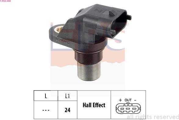EPS 1.953.344 - Camshaft position Sensor car-mod.net