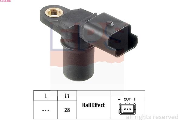 EPS 1.953.348 - Camshaft position Sensor car-mod.net