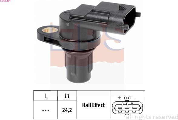 EPS 1.953.361 - Camshaft position Sensor car-mod.net