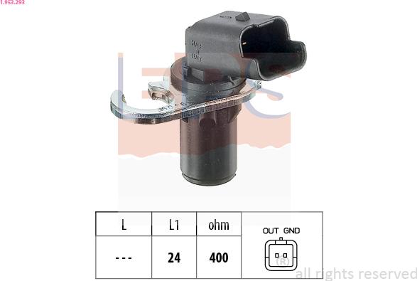EPS 1.953.293 - Crankshaft position sensor, RPM car-mod.net