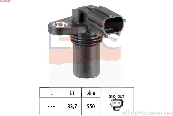 EPS 1.953.281 - Camshaft position Sensor car-mod.net
